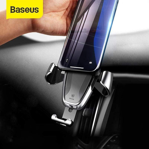 Baseus Gravity Car Holder For iPhone Samsung Cell Mobile Phone Holder 360 Degree GPS Air Vent Mount Clip Car Phone Holder Stand