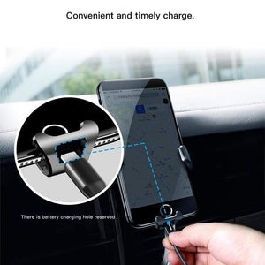 Baseus Gravity Car Holder For iPhone Samsung Cell Mobile Phone Holder 360 Degree GPS Air Vent Mount Clip Car Phone Holder Stand