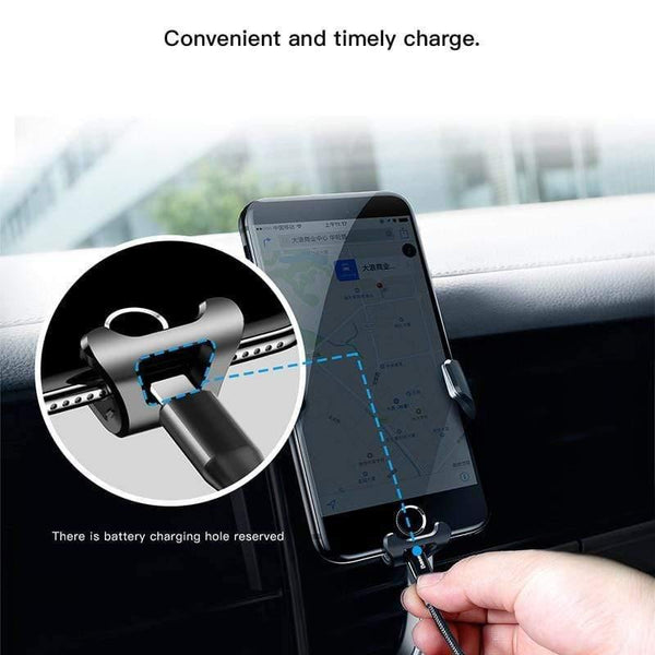 Baseus Gravity Car Holder For iPhone Samsung Cell Mobile Phone Holder 360 Degree GPS Air Vent Mount Clip Car Phone Holder Stand