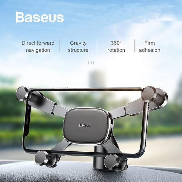 Planet Gates Baseus Gravity Car Phone Holder For iPhone X 11 XR Samsung Xiaomi Smartphone Dashboard GPS Stand Mobile Support Auto Mount