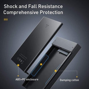 Baseus HDD Case 2.5 SATA to USB 3.0 Adapter Hard Disk Case HDD Enclosure for SSD Case Type C 3.1 HDD Box HD External HDD Caddy