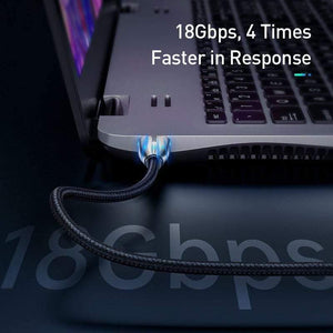 Baseus HDMI Cable 4K HDMI to HDMI Cable for Apple TV Switch Splitter 60Hz HDMI 2.0 Cable for TV Box Audio Vedio Cord HDMI