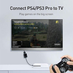 Baseus HDMI to VGA Adapter for Xiaomi Box 3 4 Male HDMI to Female VGA Adapter 1080P Converter with 3.5 Jack for TV PC Projector