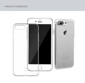 Planet Gates Baseus High Transparency Soft TPU Case For iPhone 8 8 Plus Ultra Thin Silicone Case For iPhone 7 7 Plus 8 8 Plus Phone Cases