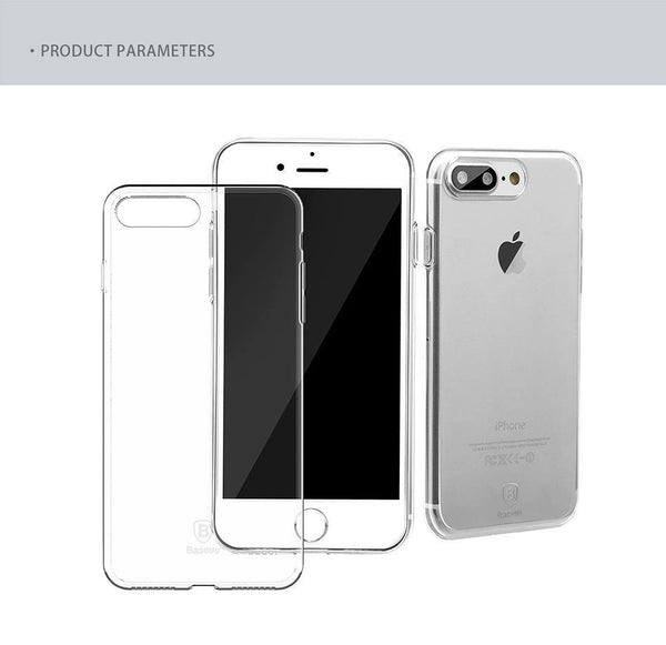 Planet Gates Baseus High Transparency Soft TPU Case For iPhone 8 8 Plus Ultra Thin Silicone Case For iPhone 7 7 Plus 8 8 Plus Phone Cases