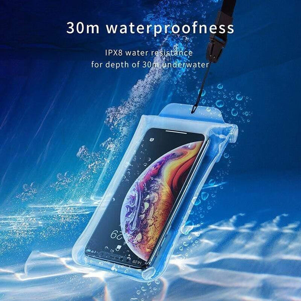 Baseus IP68 Waterproof Case For iPhone X XR XS MAX 8 7 P30 Samsung S10 Phone Pouch Bag Airbag Swimming Phone Case Cover