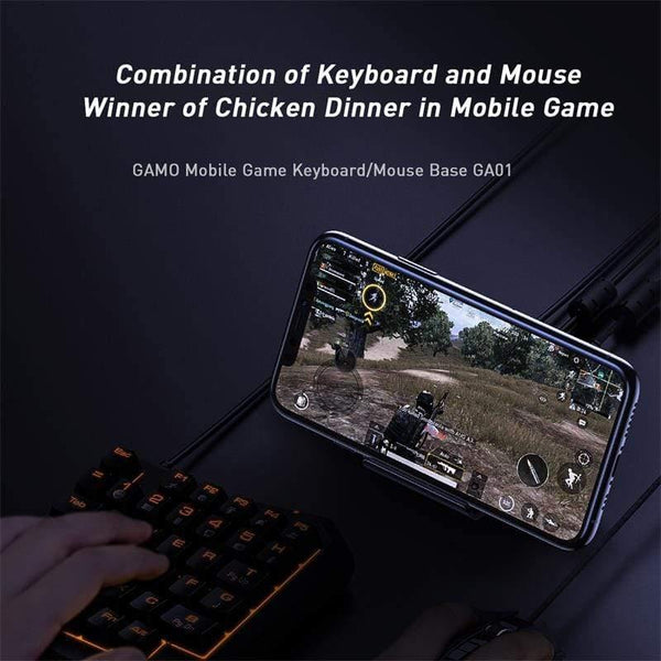 Baseus Keyboard Mouse Mobile Phone Game Adapter Gamepad Controller Converter Mobile Game Transfer Station for Android & iOS