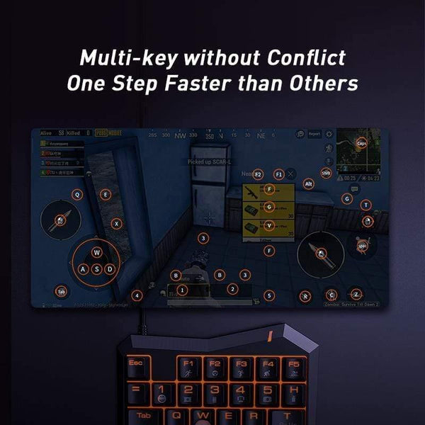 Baseus Keyboard Mouse Mobile Phone Game Adapter Gamepad Controller Converter Mobile Game Transfer Station for Android & iOS