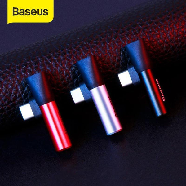 Baseus L41 Usb C to 3.5mm Aux Jack Audio Adapter Audio splitter Type-C Charging Adapter For Xiaomi mi 9 Smart Phone