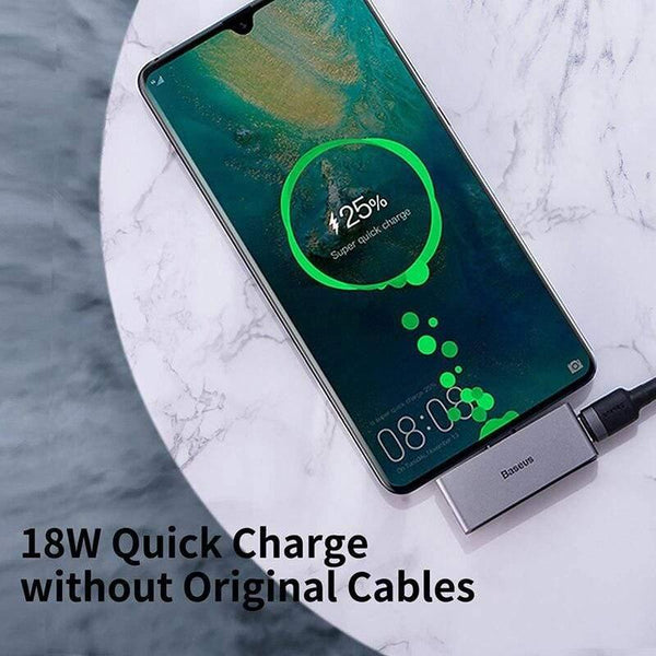 Baseus L57 USB Type c Adapter usb c to 3.5mm aux Earphone Headphone adapter with PD 18W Quick Charging for type c Jack Phone