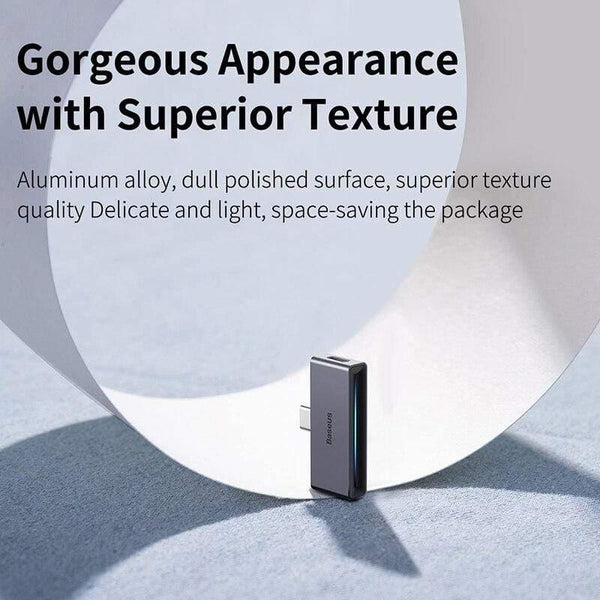 Baseus L57 USB Type c Adapter usb c to 3.5mm aux Earphone Headphone adapter with PD 18W Quick Charging for type c Jack Phone