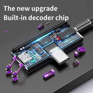 Baseus L57 USB Type c Adapter usb c to 3.5mm aux Earphone Headphone adapter with PD 18W Quick Charging for type c Jack Phone