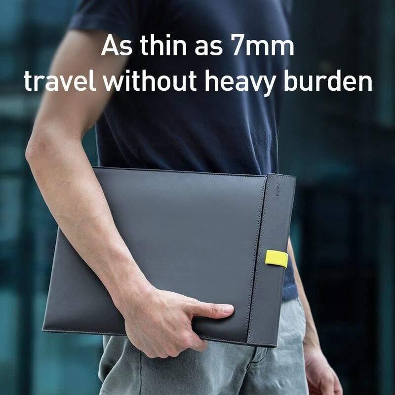 Baseus Laptop Sleeve Bag Case for Macbook Air Pro 13 14 15 16 Super Thin Double-layer Computer Liner Bag Case for Dell Lenovo