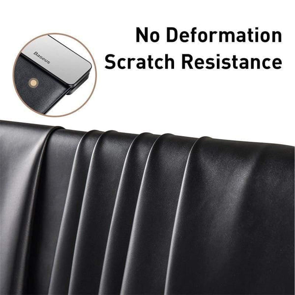 Baseus Leather Car Storage Bag Tidy Car Seat Organizer Universal Cell Phone Pouch Magnet Collecting Pocket Auto Accessories