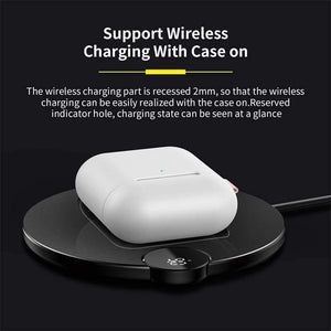 Baseus Let''s Go Woven Label Hook Protective Case For AirPods 1/2 , Fashion Contrast Design Portable Earphone Case For Airpods