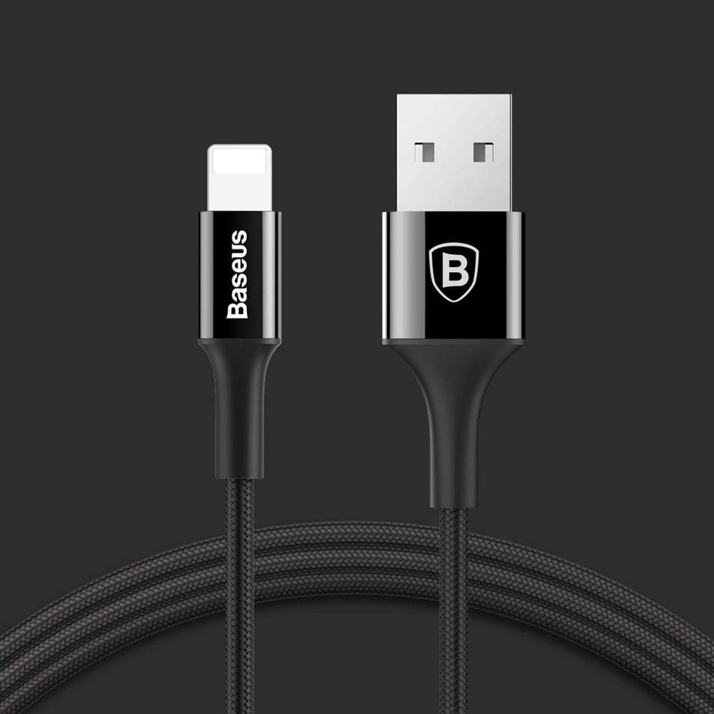 Planet Gates Baseus Lighting USB Cable For iPhone X XS Max XR 8 7 6 6s Plus 5 5S SE iPad Fast Charging Charger Data Cord Mobile Phone Cables