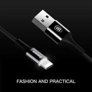 Planet Gates Baseus Lighting USB Cable For iPhone X XS Max XR 8 7 6 6s Plus 5 5S SE iPad Fast Charging Charger Data Cord Mobile Phone Cables