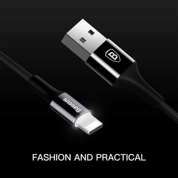 Planet Gates Baseus Lighting USB Cable For iPhone X XS Max XR 8 7 6 6s Plus 5 5S SE iPad Fast Charging Charger Data Cord Mobile Phone Cables