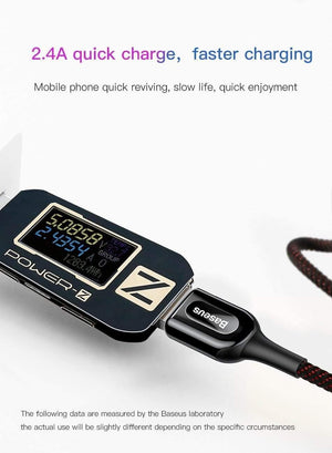 Planet Gates Baseus Lighting USB Cable For iPhone X XS Max XR 8 7 6 6s Plus SE iPad Fast Charging Charger Cable Data 2.4A Mobile Phone Cable
