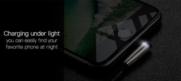 Planet Gates Baseus Lighting USB Cable For iPhone XS Max XR X 8 7 6 6S SE 5 Fast Charging Charger Wire Cord 90 Degree Data Mobile Phone Cable
