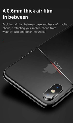 Planet Gates Baseus Luxury Glass Case For iPhone X 10 Coque Soft TPU Transparent Glass Back Protective Cover For iPhonex i Phone X Capinhas