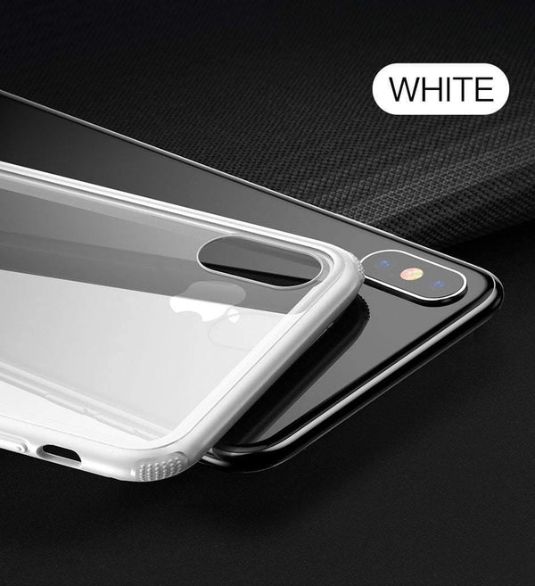 Planet Gates Baseus Luxury Original Tempered Glass Case For iPhone Xs Xs Max XR 2018 Phone Cover Anti Knock Back Phone Cases For iPhone Xs