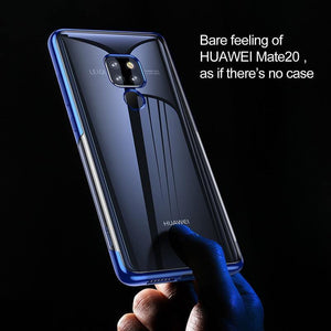 Planet Gates Baseus Luxury Plating TPU Case For Huawei Mate 20 Ultra Thin Soft Silicone Case For Huawei Mate 20 Pro Phone Cover Transparent