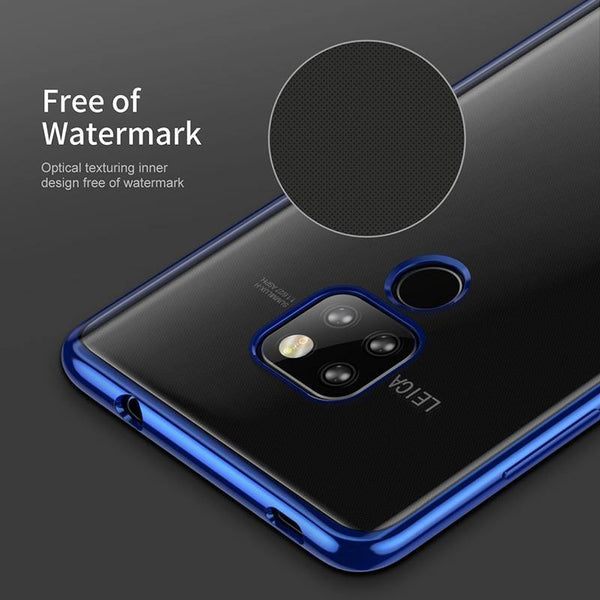 Planet Gates Baseus Luxury Plating TPU Case For Huawei Mate 20 Ultra Thin Soft Silicone Case For Huawei Mate 20 Pro Phone Cover Transparent