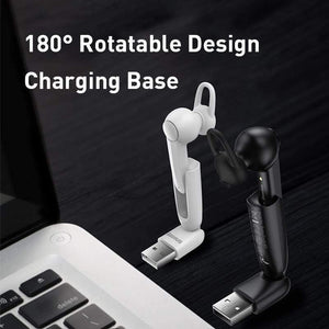 Baseus Magnetic Charging Wireless Bluetooth Earphone Single Handsfree with Microphone Business Bluetooth Headset for Car Driving