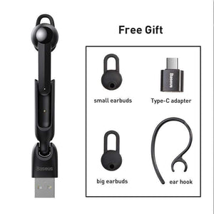 Baseus Magnetic Charging Wireless Bluetooth Earphone Single Handsfree with Microphone Business Bluetooth Headset for Car Driving