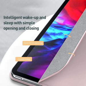 Baseus Magnetic Tablet Case For iPad Pro 11 12.9 Case 2020 Three-Fold PU Back Cover For iPad Pro 11 12.9 2020 Smart Cover Case