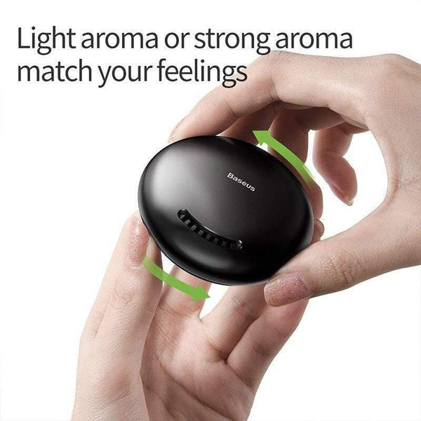 Baseus Metal Car Air Freshener Perfume Auto Diffuser Adjustable Aromatherapy Solid Air Outlet Dashboard Perfume Fragrance