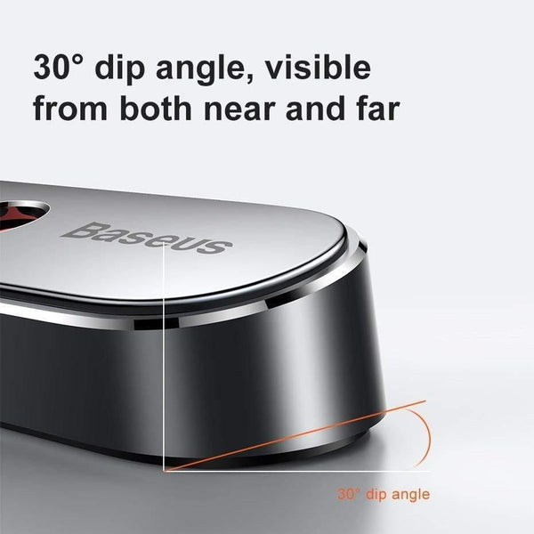 Baseus Metal Car Temporary Parking Card Hideable  Phone Telephone Number Plate & Luminious Numbers at Night Car Accessories