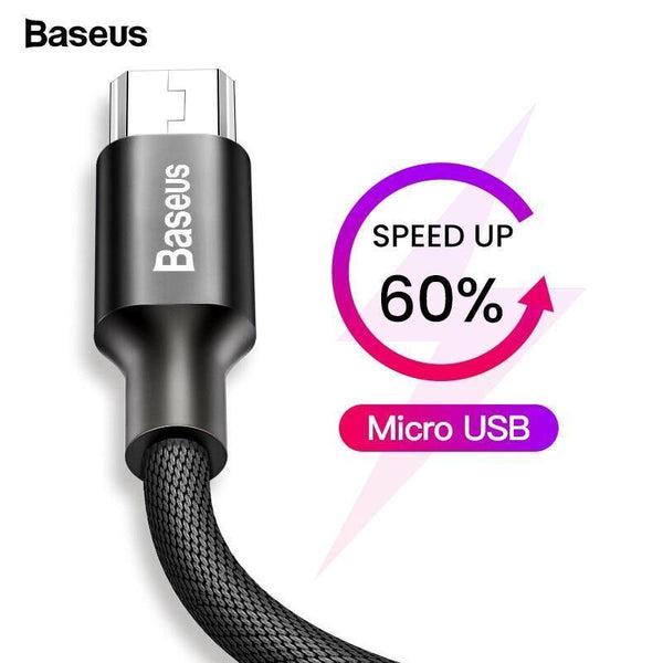 Planet Gates Baseus Micro USB Cable Fast Charging Data Charge Cord Microusb Charger Cable For Samsung Xiaomi Redmi Android Mobile Phone Cable