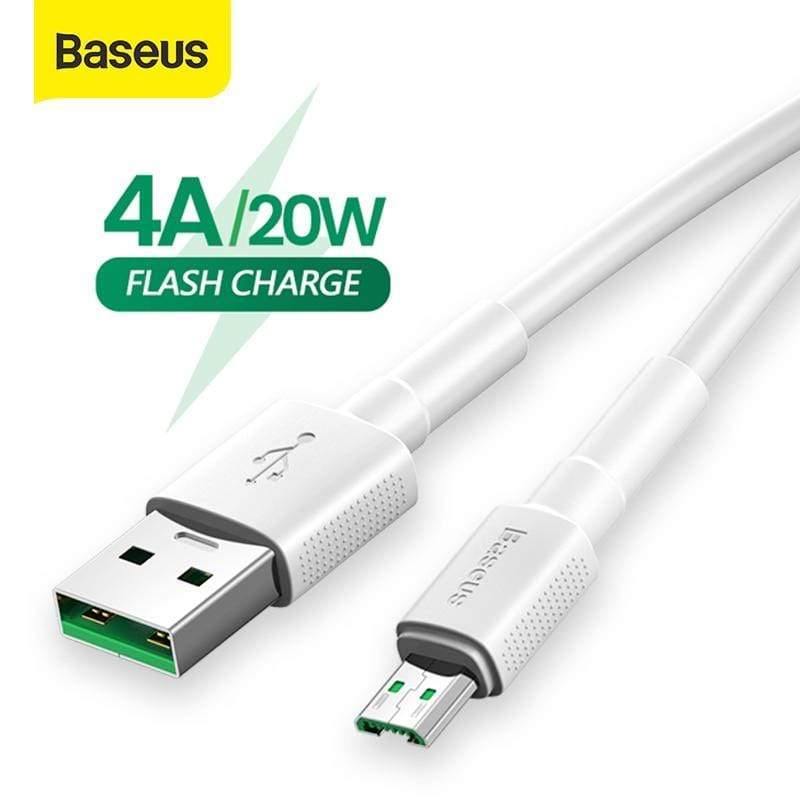 Baseus Micro USB Cable for OPPO 4A VOOC Fast Charging Cable Micro USB Charger Cable for Samsung Note 4 Xiaomi Pixel 2 Data Cord