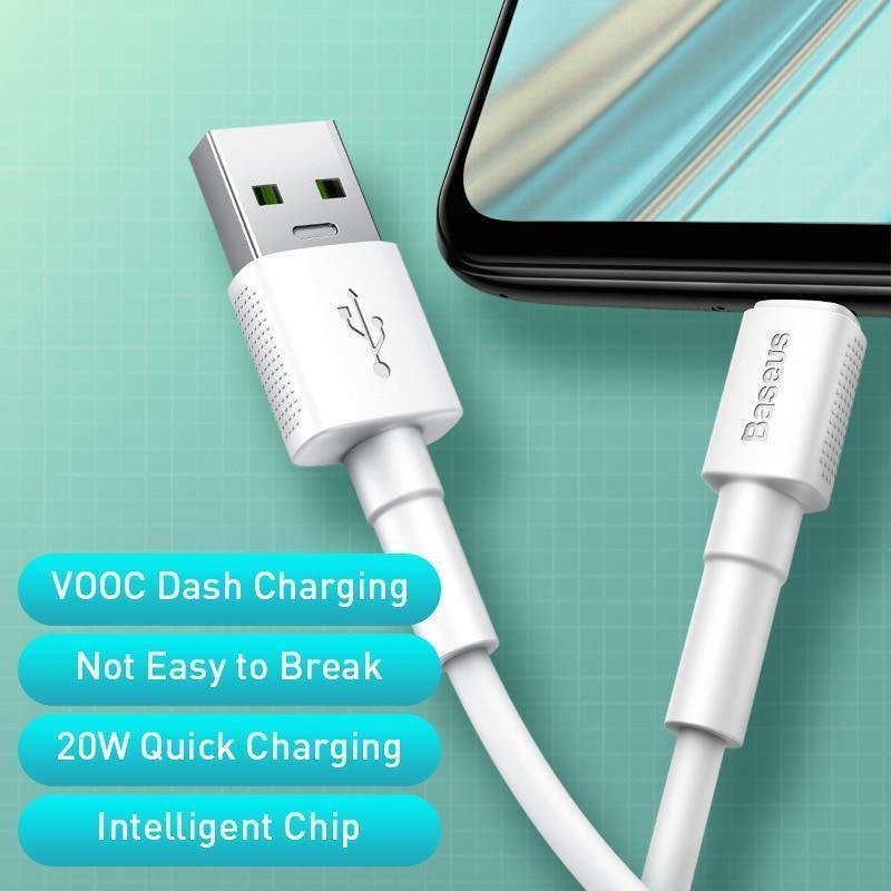 Baseus Micro USB Cable for OPPO 4A VOOC Fast Charging Cable Micro USB Charger Cable for Samsung Note 4 Xiaomi Pixel 2 Data Cord