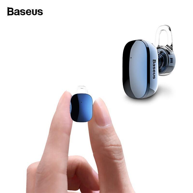 Planet Gates Baseus Mini Bluetooth Earphone Hands-free Wireless Bluetooth Headset Headphone with Mic 4.1 Ear Hook Earbuds Earpieces For Phone