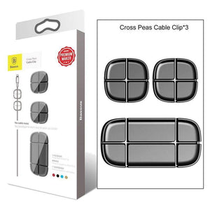 Planet Gates Baseus Mobile Phone Cable Clip For Car Desktop Tidy Charger Cable Organizer For Data Cable Digital Wire Charging Cable Winder