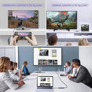 Baseus Multi USB C HUB to 3.0 USB HDMI Adapter for MacBook Pro Accessories Type C HUB RJ45 Card Reader Ethernet USB Splitter