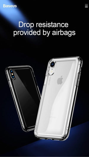 Planet Gates Baseus Phone Case For iPhone Xs Max Xr Anti-Knock Coque Soft TPU Silicone Protective Back Cover For iPhone XS X S R Xsmax Fundas