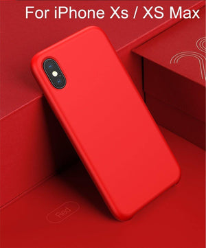 Planet Gates Baseus Phone Case For iPhone XS Max XR Capinhas Luxury Liquid Silicone Cover For iPhoneXS Max iPhone XSMax XR Funda Bumper Coque