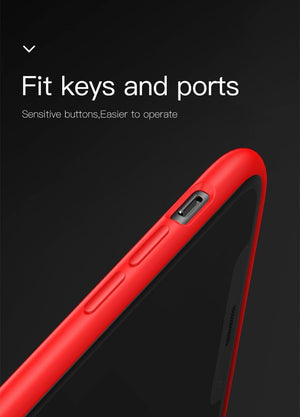 Planet Gates Baseus Phone Case For iPhone XS Max XR Capinhas Luxury Liquid Silicone Cover For iPhoneXS Max iPhone XSMax XR Funda Bumper Coque