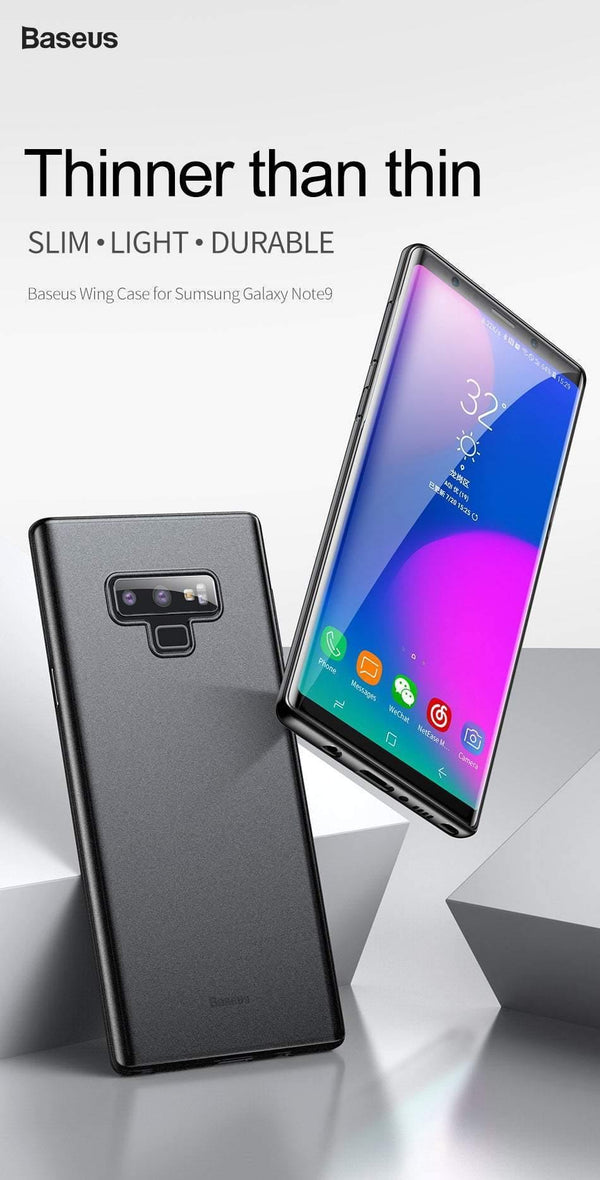 Planet Gates Baseus Phone Case For Samsung Galaxy Note 9 Coque Hard PP Ultra Thin Slim Case Cover For Galaxy Note9 Matte Fundas Capinhas