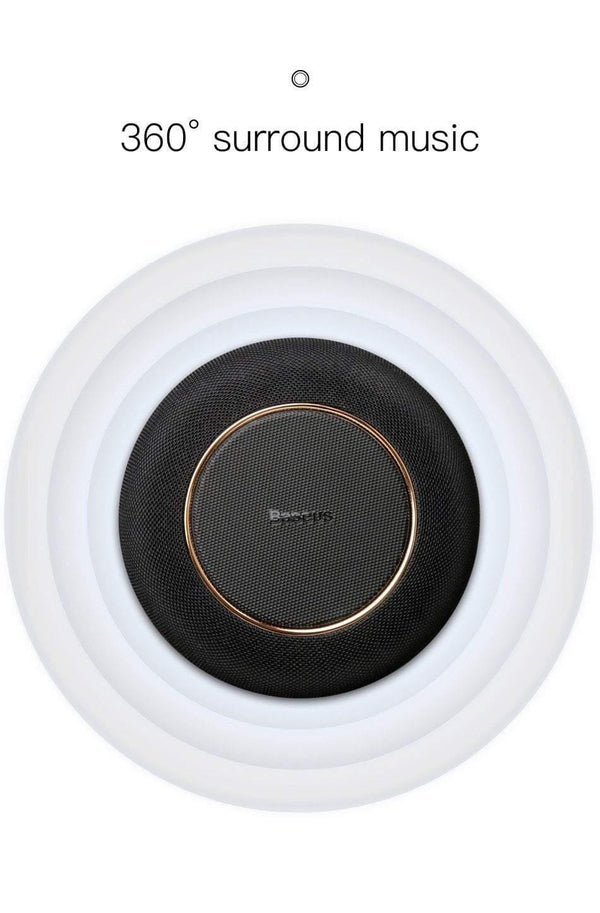 Planet Gates Baseus Portable Bluetooth Speaker With Qi Wireless Charger Fast Wireless Phone Charger Loudspeaker For iPhone X Samsung Xiaomi