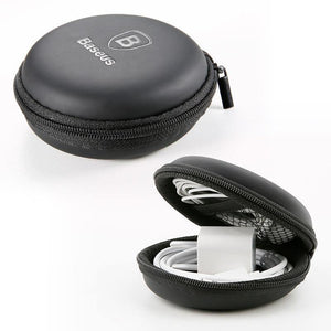 Planet Gates Baseus Portable Mobile phone accessories Storage package Mini case for Usb cable Hard Bag Earphone Box for charger SD TF Cards