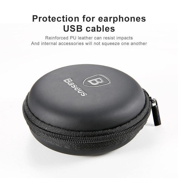 Planet Gates Baseus Portable Mobile phone accessories Storage package Mini case for Usb cable Hard Bag Earphone Box for charger SD TF Cards