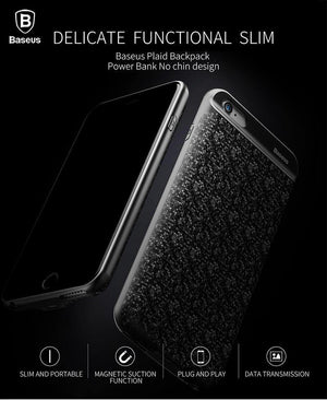 Planet Gates Baseus Power Case For iphone 6s plus 2500/3650mAh Magnetic Portable Power Bank Charger Case For iphone 6s External Spare Battery