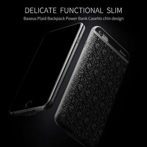 Planet Gates Baseus Power Case For iphone 6s plus 2500/3650mAh Magnetic Portable Power Bank Charger Case For iphone 6s External Spare Battery