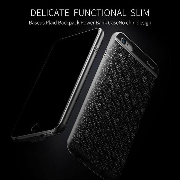 Planet Gates Baseus Power Case For iphone 6s plus 2500/3650mAh Magnetic Portable Power Bank Charger Case For iphone 6s External Spare Battery