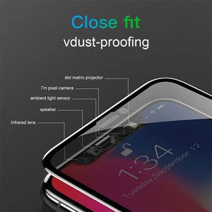 Planet Gates Baseus Privacy Protection Screen Protector For iPhone X 10 3D Full Coverage Anti Spy Tempered Glass Protective Glass For iPhoneX